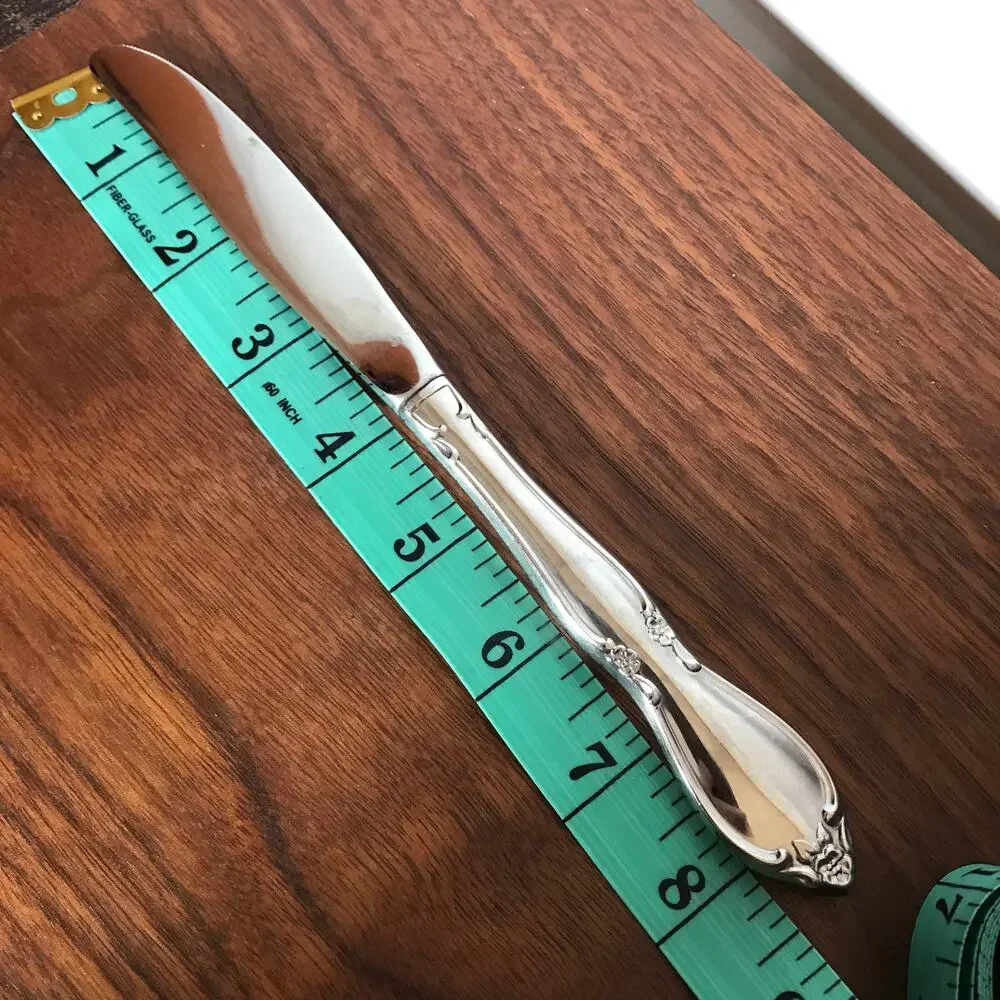 Oneida Community CHATELAINE Stainless Glossy Flatware hollow handle DINNER KNIFE